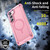 For Samsung Galaxy S22+ 5G Skin Feel TPU + PC MagSafe Magnetic Phone Case(Transparent Pink)