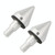 2 PCS Car Rear Anti-collision Tail Cone for Mercedes Benz Smart 2009-2014, Style:Pointed(Silver) 2 PCS Car Rear Anti-collision Tail Cone for Mercedes Benz Smart 2009-2014, Style:Pointed(Silver)