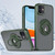 For iPhone 11 Rotating Ring Magnetic Holder Phone Case(Green)