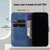 For iPhone 15 Pro Skin Feeling Oil Leather Texture PU + TPU Phone Case(Dark Blue)