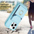 For iPhone 15 Pro BF29 Organ Card Bag Ring Holder Phone Case(Blue)