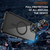 For iPhone 14 Plus MagSafe Magnetic PC + TPU Phone Case with Lens Film(Black)