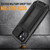 For iPhone 15 R-JUST Sliding Camera Life Waterproof Holder Phone Case(Black)