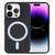For iPhone 14 Pro Max MagSafe Liquid Silicone Phone Case(Black)
