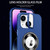 For iPhone 14 Skin Feel Magnifier MagSafe Lens Holder Phone Case(Purple)