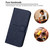 For iPhone 11 Pro Rhombic Texture Leather Phone Case with Lanyard(Blue)