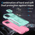 For iPhone 12 / 12 Pro Sliding Camshield Holder Phone Case(Grey Green + Pink)