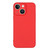 For iPhone 15 Plus Silicone Phone Case with Wrist Strap(Red)