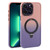 For iPhone 13 Pro Max Gradient MagSafe Holder Liquid TPU Hybrid PC Phone Case(Pink Purple) For iPhone 13 Pro Max Gradient MagSafe Holder Liquid TPU Hybrid PC Phone Case(Pink Purple)