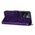 For OPPO Reno9 / Reno9 Pro Tree Birds Embossed Pattern Leather Phone Case(Purple)