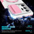 For Samsung Galaxy Note20 Ultra Sliding Camshield Magsafe Holder TPU Hybrid PC Phone Case(Pink White) For Samsung Galaxy Note20 Ultra Sliding Camshield Magsafe Holder TPU Hybrid PC Phone Case(Pink White)