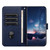 For Samsung Galaxy S22+ 5G Tree Birds Embossed Pattern Leather Phone Case(Blue)
