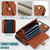 For iPhone 11 Crossbody Rhombic Horizontal Wallet Leather Phone Case(Brown)