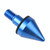 2 PCS Car Rear Anti-collision Tail Cone for Mercedes Benz Smart 2009-2014, Style:Pointed(Blue)