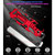 For Motorola Moto G Power (2021) Shockproof TPU + PC Magnetic Protective Case with Holder(Red)