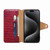 For iPhone 12 Pro Denior Crocodile Texture Oil Edge Leather Phone Case(Rose Red)