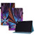 For Samsung Galaxy Tab A9+ Colored Drawing Elastic Band Smart Leather Tablet Case(Colorful Flower)