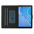 For Samsung Galaxy Tab A9+ Pure Color PU Tablet Case with Sleep / Wake-up Function(Dark Green)