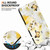 For Xiaomi 12 Lite Crystal Texture Colored Drawing Leather Phone Case(Gold Butterfly Epiphyllum)