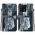 For Xiaomi 13 5G Crystal Texture Colored Drawing Leather Phone Case(Cat Tiger Reflection)