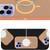 For iPhone 12 Pro Max Shockproof MagSafe Magnetic Phone Case(Transparent Gold)