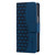 For Samsung Galaxy Z Fold4 Business Diamond Buckle Leather Phone Case with Lanyard(Royal Blue)