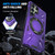 For Samsung Galaxy S23+ 5G MagSafe Magnetic Shockproof Phone Case with Ring Holder(Purple) For Samsung Galaxy S23+ 5G MagSafe Magnetic Shockproof Phone Case with Ring Holder(Purple)