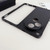 For OPPO Find N3 / OnePlus Open Morandi Solid Color Leather Texture Phone Case(Black)