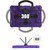 For Samsung Galaxy Tab A9+ Shield 360 Rotation Handle EVA Shockproof PC Tablet Case(Purple Black)