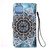 For iPhone 12 / 12 Pro Painted Flat Texture Leather Case with Lanyard & Card Slot & Wallet & Holder(Undersea Mandala)