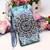 For iPhone 12 / 12 Pro Painted Flat Texture Leather Case with Lanyard & Card Slot & Wallet & Holder(Undersea Mandala)