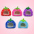 Strawberry Shaped Foldable Short Plush Pet House Nest, Size: M(Purple)