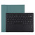 T129 Detachable Bluetooth Black Keyboard Microfiber Leather Tablet Case for iPad Pro 12.9 inch (2020), with Holder (Dark Green)