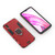 PC + TPU Shockproof Protective Case for Vivo X23, with Magnetic Ring Holder (Red)