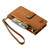 For iPhone 12 mini Love Zipper Lanyard Leather Phone Case(Brown)