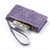 For Samsung Galaxy S23 Ultra 5G Geometric Zipper Wallet Side Buckle Leather Phone Case(Purple)