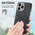 For iPhone 14 Pro Max Skin-Feel Electroplating TPU Shockproof Phone Case(Black)