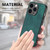 For iPhone 14 Vintage Leather PC Back Cover Phone Case(Green)
