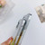 For iPhone 14 Pro MagSafe Gilding Hybrid Clear TPU Phone Case(Pink)