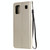 For LG K92 5G Tree & Cat Pattern Pressed Printing Horizontal Flip PU Leather Case with Holder & Card Slots & Wallet & Lanyard(Gold)
