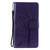 For LG K92 5G Tree & Cat Pattern Pressed Printing Horizontal Flip PU Leather Case with Holder & Card Slots & Wallet & Lanyard(Purple)