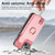 For iPhone 14 Cross Leather Ring Vertical Zipper Wallet Back Phone Case(Pink)