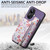 For Realme C31 Retro Painted Zipper Wallet Back Phone Case(Purple)