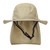 Summer Outdoor Cycling Sunscreen Hat Hiking Sun Hat Wild Windproof Fisherman Hat(Khaki)