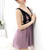 Sexy Women Lace Casual Sleepwear Summer Sleep Dress, Size:XXL(Black)