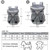 Doglemi Pet Outing Backpack Dog Shoulder Chest Bag Breathable Mesh Dog Cat Bag, Size:L(Blue)