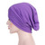 Modal Stretch Cloth Forehead Cross Headscarf Cap Chemotherapy Cap(Beige)
