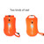 MARJAQE MR802 20L Swimming Inflatable Drift Bag Portable Outdoor Waterproof Storage Bag(Vibrant Orange)