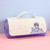 2 PCS Cartoon Multifunctional Large-Capacity Pencil Case Student Cute Portable Stationery Box(Purple)