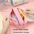 2 PCS Cartoon Multifunctional Large-Capacity Pencil Case Student Cute Portable Stationery Box(Purple)